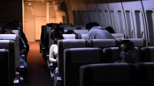 Japanese Plane Porn - Busty Japanese Wife Satisfies Her Desire For Cock On A Plane Video at Porn  Lib
