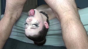 fucked up deepthroat cumshot - EXTREME UPSIDE DOWN DEEPTHROAT! Fucked Up Makeup ROUGH Head Slamming Balls  Deep CUM IN THROAT - XNXX.COM