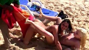 lesbian beach - Watch naked-lesbians-at-the-beach - Beach, Public, Lesbian Porn - SpankBang
