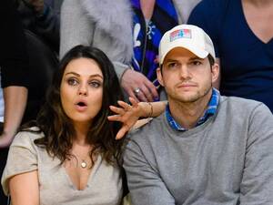 Mila Kunis Porn - Ashton Kutcher convinced he caught wife Mila Kunis watching 'porn' in  middle of night - Daily Star