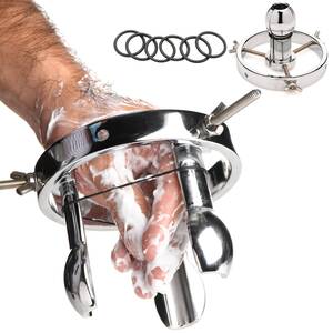 free forced anal fisting - Amazon.com: MASTER SERIES Forced Spread Anal Explorer Made with Nickel-Free  Stainless Steel for Men, Women & Couples, Smooth Tapered Plug for Easy  Insertion, Large Enough for Fisting. 8 Piece Set - Silver. :