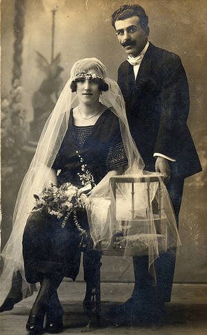 20s style porn - How's about a little vintage wedding porn?