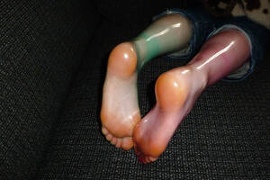 condom footjob - Porn Pics ready for footjob - safer footjob condom feet 34514626