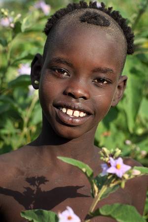 ethiopian fat african pussy - A girl from the Bodi Tribe in the Lower Omo Valley, Ethiopia. | Â© Boaz  Rottem