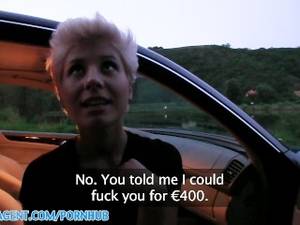 lesbian takes cock - PublicAgent HD Blonde lesbian takes cock for money