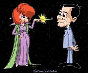 Bewitched Cartoon Sex - Bewitched Tabitha Cartoon | ... video clips of the black and white years in