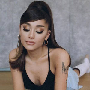 Naked Ariana Grande Porn Captions - Ariana Grande Is Busting Out Of This Low-Cut Topâ€“It's Definitely Too Sexy  For Instagram! - SHEfinds