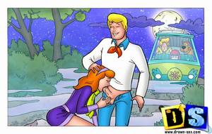 daphne blowjob - Fred gets sweet blowjob from Daphne and bends low to lick Daphne's pussy -  CartoonTube.XXX