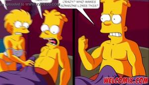 description cartoon porn - Are you dreaming of me big brother? - Simpson Porn Comic
