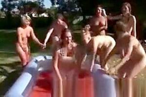 amateur group pool - Amateur outdoor lesbian group play in pool, watch free porn video, HD XXX  at tPorn.xxx