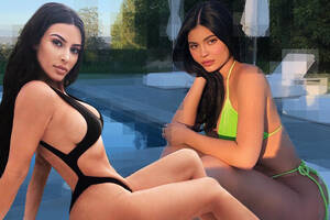 Kim Kardashian Playboy Porn - Kylie Jenner's Pornhub searches surpass sister Kim after Playboy cover