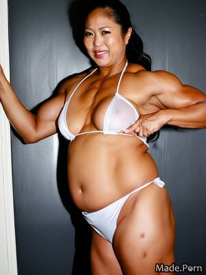 Japanese Fbb Porn - Porn image of bodybuilder woman japanese 50 full shot muscular busty  created by AI