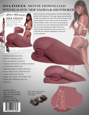 ana foxxx pussy - Buy Ana Foxxx Porn Star Pussy + Ass - Hawttt - Australia's Premium S...