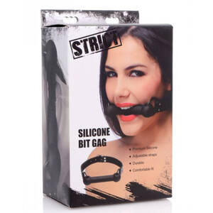 Bit Gag Sex Toy - Strict Silicone Bit Silicone Mouth Gag Adjustable Straps BDSM Bondage Sex  Toy | eBay