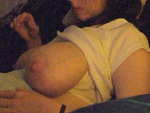 homemade lactating boobs - Clare's tits full of milk