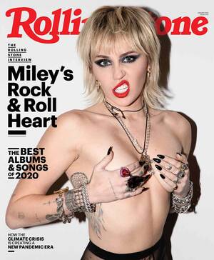 Miley Cyrus Nude Porn - Miley Cyrus Poses Topless for Rolling Stone