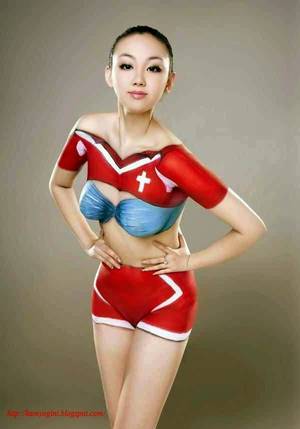 asian girls nude sports - Asian body art porn - Hot body asian jpg 600x858