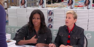 Michelle Obama Lesbian - Michelle Obama & Ellen Stir Up Trouble at Costco