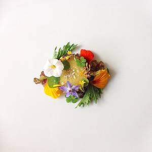 Jap Flower Porn - Food porn Â· Japanese Sweet Potato, Spiced Wheat Berry, Pork Fat, Garden  Flowers by adamseancron on
