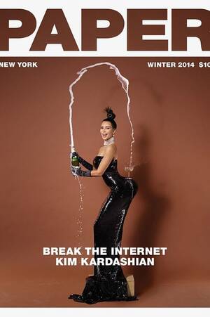 Champagne Kim Kardashian Porn Captions - So, Was That Kim Kardashian Cover Photoshopped?