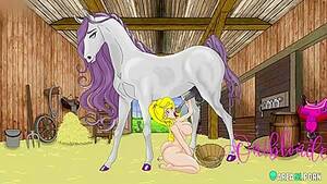 lettle girles with animated cartoon sex videos - Cartoon , Horse & Girl XXX video on Area51.porn