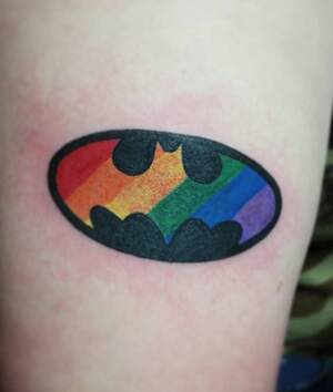 Batman Gay Porn Tattoo - Gay Batman Tattoo | Gay Fetish XXX