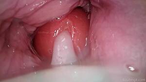 Internal Pussy Creampie Porn - Camera in Vagina, Cervix POV, \