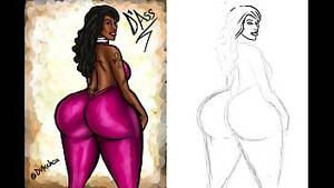 big butt black art - Big ass Ebony Artwork - XNXX.COM