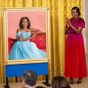 Michelle Obama Hillary Clinton Nude Porn - Michelle Obama's White House Portrait: Arms and the Woman - The New York  Times