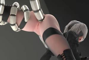 3d Robot Tentacle Porn - Gaping anal android 2B