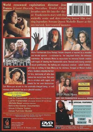 Frankenstein Porn Films - Lust For Frankenstein - Special Edition DVD DVD - Porn Movies Streams and  Downloads