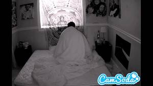 night cam sex bedroom - camgirl gets filmed fucking her boyfriend with night vision cam -  XVIDEOS.COM