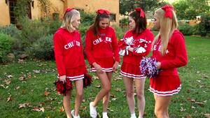 cheerleader all girl orgy - Cheerleader lesbian orgy in which lovely babe Ariana Marie takes part -  AnySex.com Video