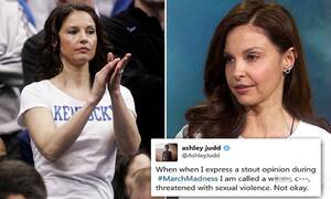 Ashley Judd Anal Porn - Ashley Judd reveals she is pressing charges against Twitter trolls | Daily  Mail Online