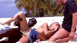 interracial beaches - Alicia Has Her Hot Body Ravaged on the Beach during an Interracial DP