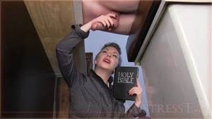 Bible Cum Porn - Mistress T Milk You Of Your Sins Standing ready for sex cock, bootyponyass