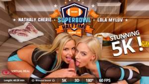 3d Family Porn George - Superbowl Halftime â€“ Hot Blondes Czech Lola Myluv & Nathaly FFM