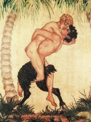 Greek Satyr Gay Porn - monsieur labette Â· SatyrGay ArtGoatBacchusGreek MythologyMagickTattoo ...