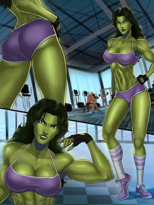 Ant Man She Hulk Porn - hulk (series) marvel comics marvel she-hulk jennifer walters abs ass  athletic breasts cleavage female fingerless gloves gloves green hair green  skin gym ...