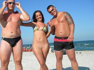 married couple nude beach - Right before the gangbang on the beachâ€¦