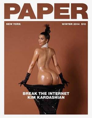 Kim Kardashian Porn Cartoon - Kim Kardashian's naked butt cover: a historical perspective | Kim Kardashian  | The Guardian