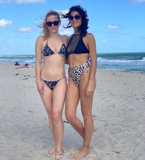 milf nude beach video - RHONY's Leah McSweeney, 38, calls herself a 'MILF' in bikini-clad photo  alongside friend as fans praise star's body | The US Sun