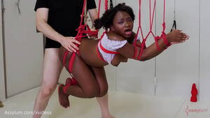 bound black ass - Beautiful black submissive gets gagged, tied up, ass punished, and turned  into an anal compass to help her dominant conquer space - Noemie Bilas -  XVIDEOS.COM