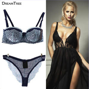 Hot Sexy Wife Panties - Dream Tree Sexy Underwear Women Push Up XXX Bra And Brief Panty Set Hot Sexy  Girls