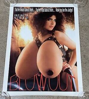 movie stars big breasts - Vtg 80s 90s XXX Video Porn Star Movie Picture POSTER BIG Breasts Topless  Blowout | eBay