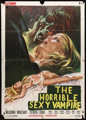 Italian Film Vintage Vampire Porn - The Horrible Sexy Vampire, 1971