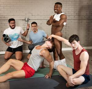 Gay Yoga Porn - Gay Porn Stars Felix Fox, Adrian Hart & Finn Harding Bareback Threesome In  A Yoga-Theme Fuck Fest