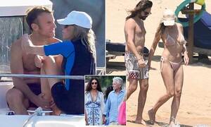 french nude beach couples - Beware the curse of the beach holiday when your partner is decades younger  than you, writes LIZ JONES (who has endured summer breaks with four toyboy  exes) as President Macron, 45, suns