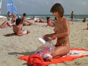 french topless beach girls - A french girl topless