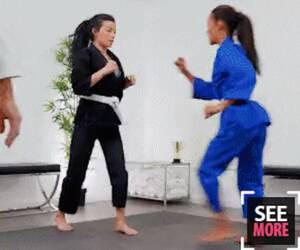 Martial Arts Lesbian Porn - Lesbians fighting with kimonos? Look at her now porn ad? - Savannah Sixx -  Scarlit Scandal #946820 â€º NameThatPorn.com